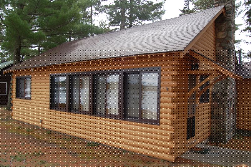 Cabin Siding Installation