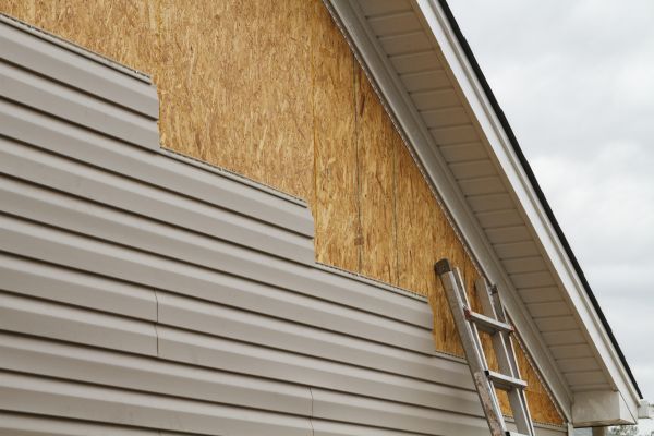 Grey Vinyl Siding Installation in Biloxi
